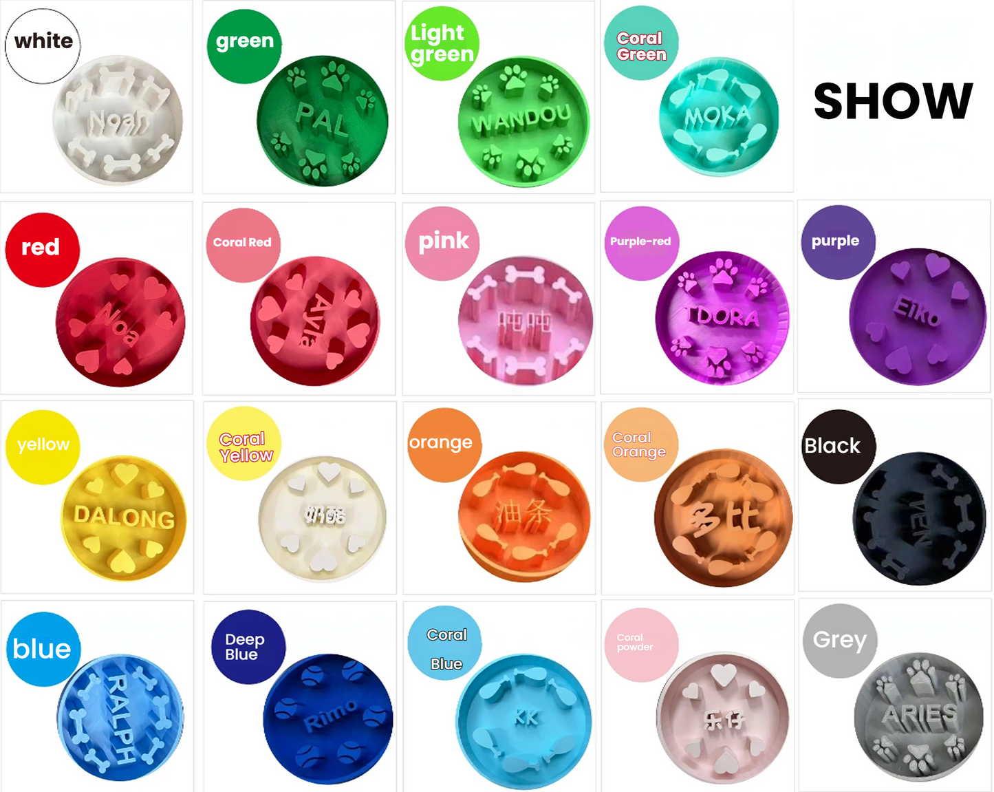 Custom Slow Feeder Dog Bowl - Personalized Dog Bowl with Name - Ideal Slow Feeder for Large and Small Breeds - Unique Design for Healthy Eating