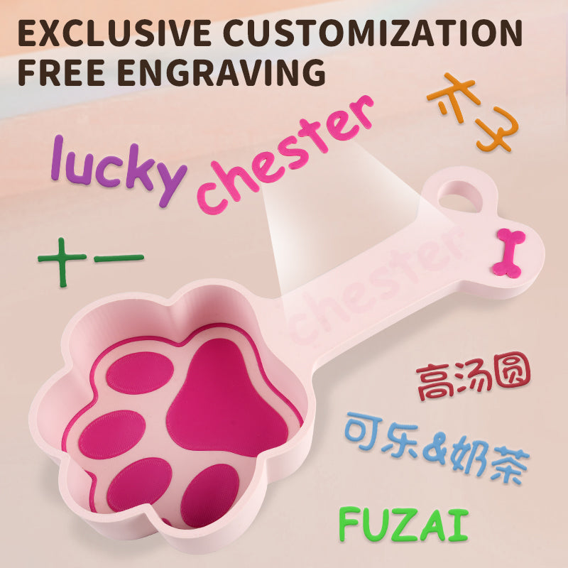 Personalized Dog Food Scoop