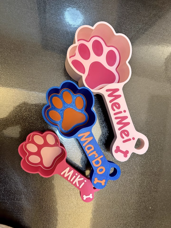 Personalized Dog Food Scoop