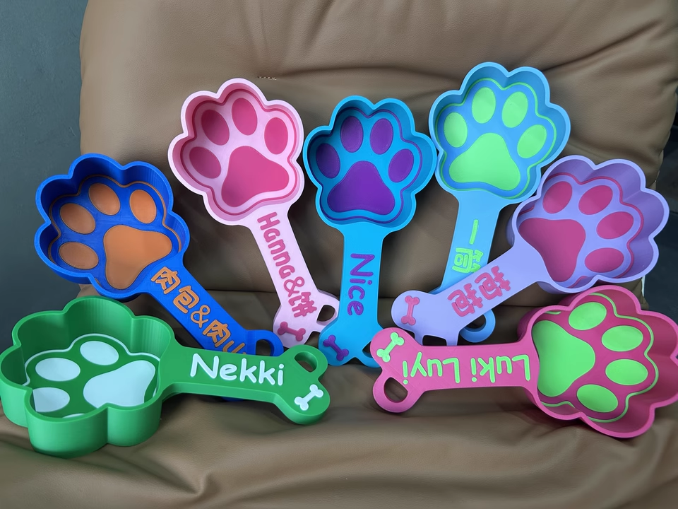 Personalized Dog Food Scoop