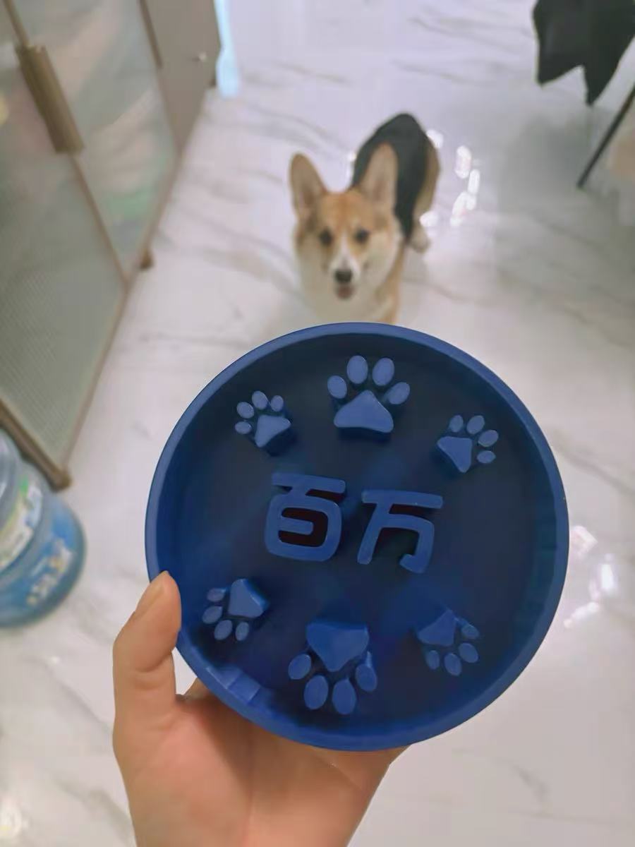 Custom Slow Feeder Dog Bowl - Personalized Dog Bowl with Name - Ideal Slow Feeder for Large and Small Breeds - Unique Design for Healthy Eating