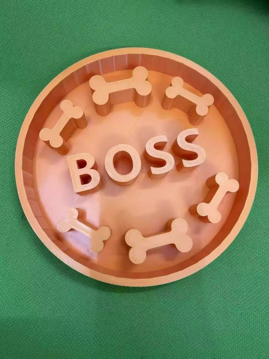 Custom Slow Feeder Dog Bowl - Personalized Dog Bowl with Name - Ideal Slow Feeder for Large and Small Breeds - Unique Design for Healthy Eating