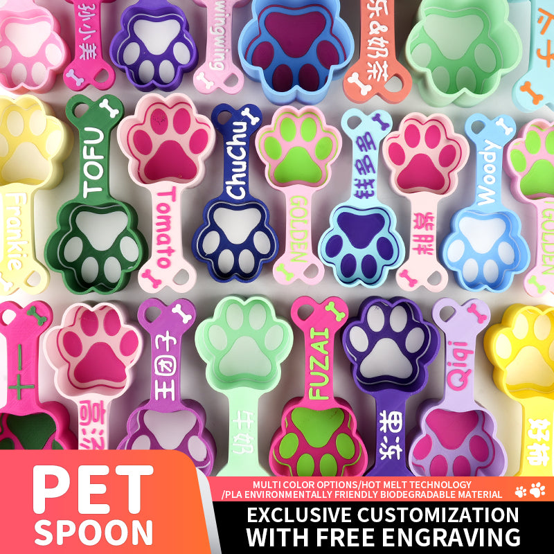 Personalized Dog Food Scoop